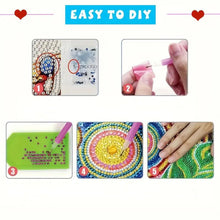 Load image into Gallery viewer, Easter Bow DIY Diamond Art Pendant Kit Diamond Painting Ornaments for Wall Door
