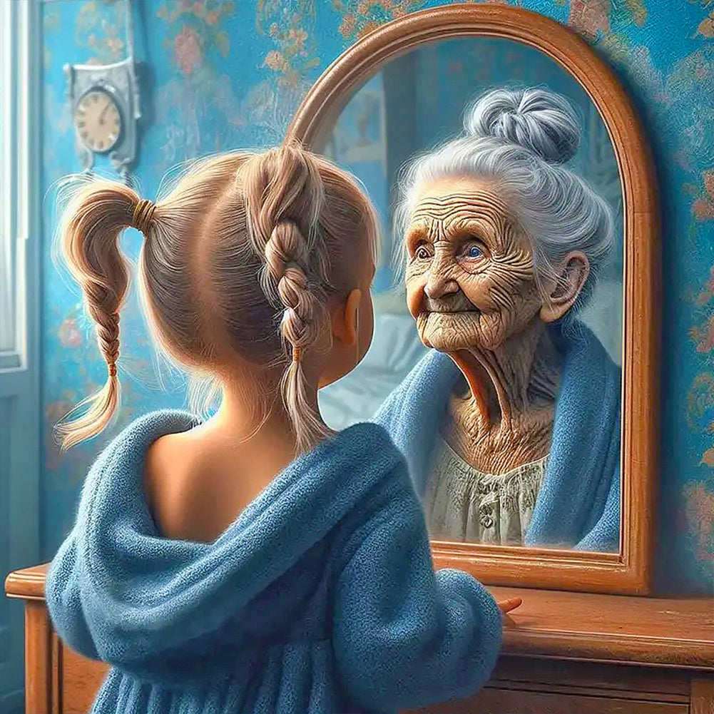 Diamond Painting - Full Round - Growing up (40*40CM)