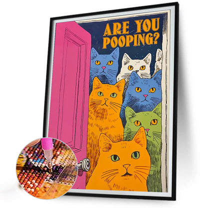 Diamond Painting - Full Round - Cat (40*55CM)