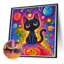 Load image into Gallery viewer, Diamond Painting - Full Round - Colorful cat (50*50CM)
