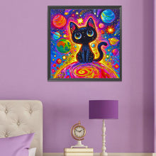 Load image into Gallery viewer, Diamond Painting - Full Round - Colorful cat (50*50CM)
