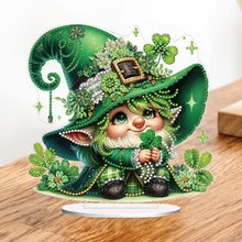Load image into Gallery viewer, St. Patricks Day Cat 5D DIY Diamond Art Tabletop Decorations Bedroom Table Decor
