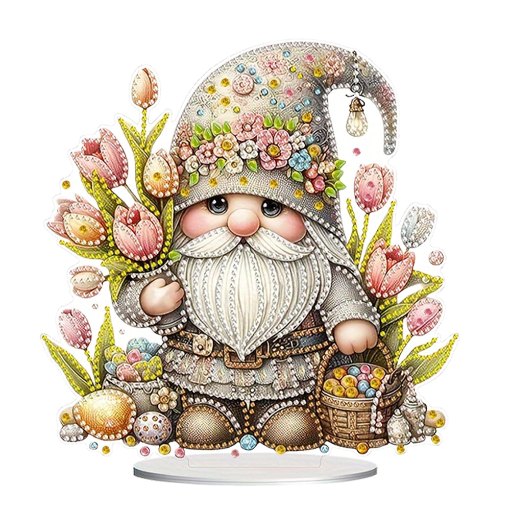 Easter Easter Egg Table Top Diamond Painting Ornament Kits for Home Office Decor