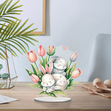 Load image into Gallery viewer, Easter Easter Egg Table Top Diamond Painting Ornament Kits for Home Office Decor
