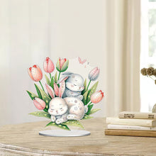 Load image into Gallery viewer, Easter Easter Egg Table Top Diamond Painting Ornament Kits for Home Office Decor
