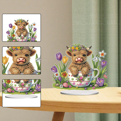 Easter Easter Egg Table Top Diamond Painting Ornament Kits for Home Office Decor