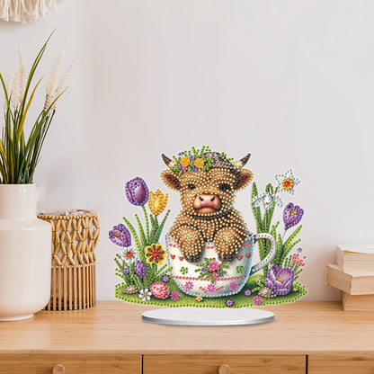 Easter Easter Egg Table Top Diamond Painting Ornament Kits for Home Office Decor
