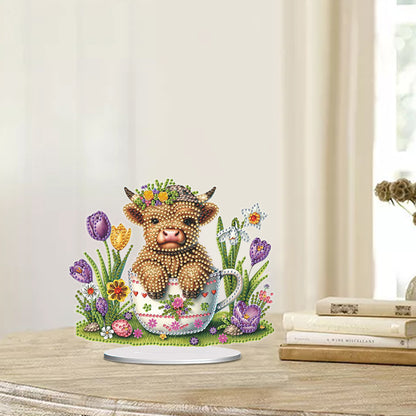 Easter Easter Egg Table Top Diamond Painting Ornament Kits for Home Office Decor