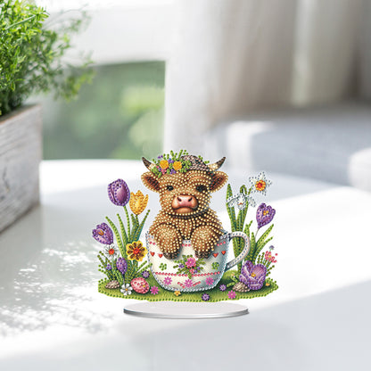 Easter Easter Egg Table Top Diamond Painting Ornament Kits for Home Office Decor