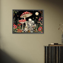 Load image into Gallery viewer, Diamond Painting - Full Round - Skull under mushroom (40*30CM)
