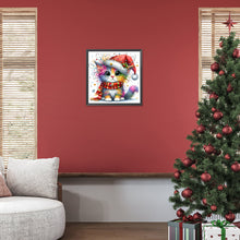 Load image into Gallery viewer, Diamond Painting - Full Round - Christmas kitten (30*30CM)
