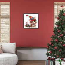 Load image into Gallery viewer, Diamond Painting - Full Round - Christmas kitten (30*30CM)
