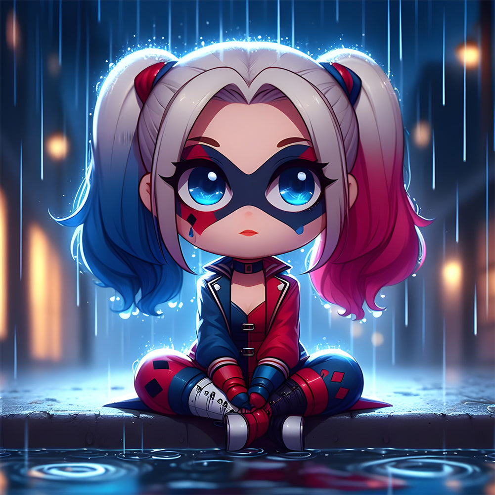 Diamond Painting - Full Round - Harley Quinn (30*30CM)
