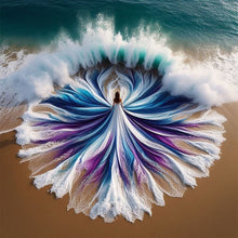 Load image into Gallery viewer, Diamond Painting - Full Round - Girl with gorgeous skirt (40*40CM)
