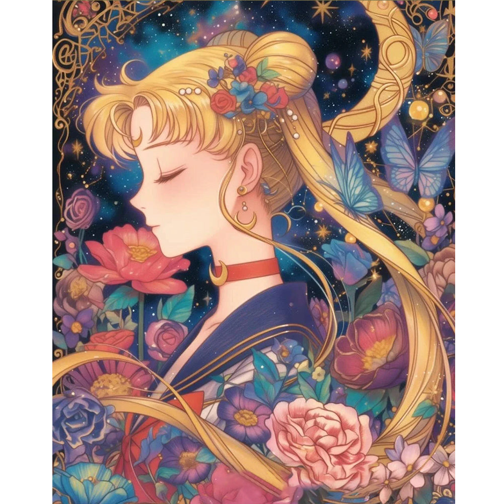 Diamond Painting - Full Round - Sailor Moon cartoon series (40*50CM)