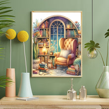 Load image into Gallery viewer, Diamond Painting - Full Round - Magic bookstore (40*50CM)
