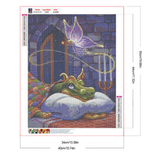 Load image into Gallery viewer, Diamond Painting - Full Round - Dragon (40*50CM)
