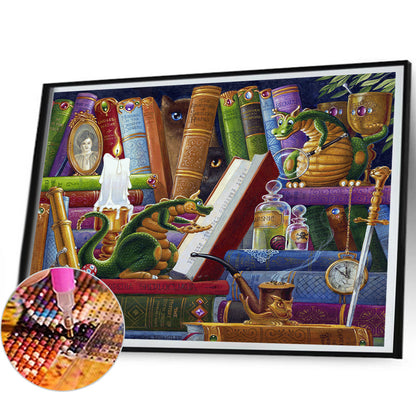 Diamond Painting - Full Round - Dragon (50*40CM)