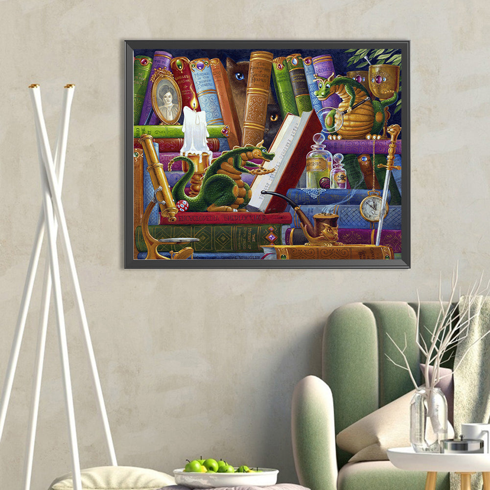 Diamond Painting - Full Round - Dragon (50*40CM)