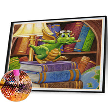 Load image into Gallery viewer, Diamond Painting - Full Round - Dragon (50*40CM)
