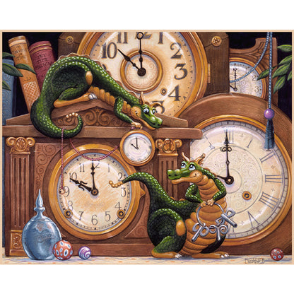 Diamond Painting - Full Round - Dragon (50*40CM)