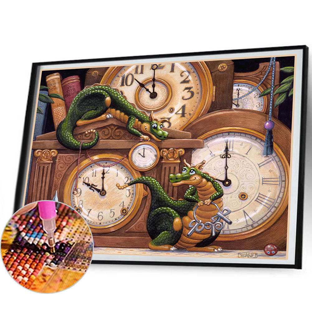 Diamond Painting - Full Round - Dragon (50*40CM)