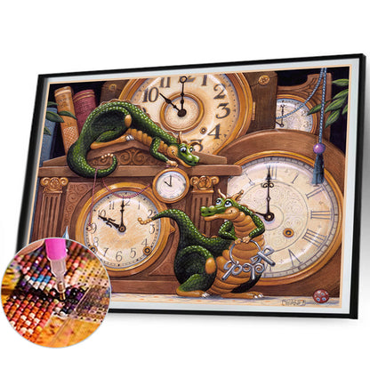 Diamond Painting - Full Round - Dragon (50*40CM)