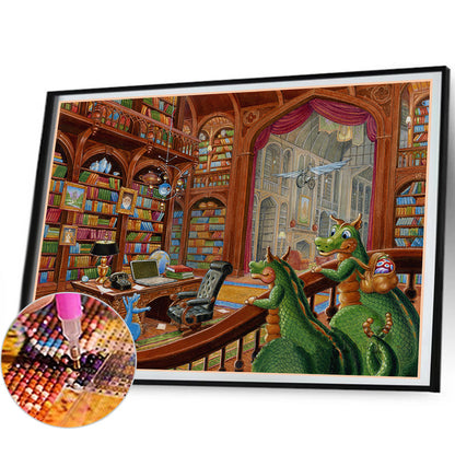 Diamond Painting - Full Round - Dragon (50*40CM)