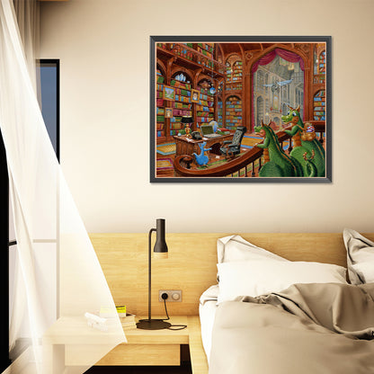 Diamond Painting - Full Round - Dragon (50*40CM)