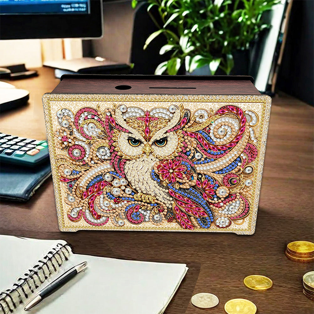 Wooden Butterfly Diamond Painting Change Holder Case Decors for Adults Beginners