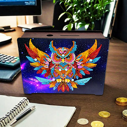 Wooden Butterfly Diamond Painting Change Holder Case Decors for Adults Beginners