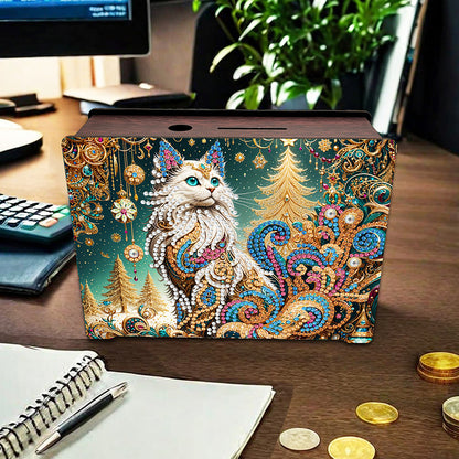 Wooden Butterfly Diamond Painting Change Holder Case Decors for Adults Beginners