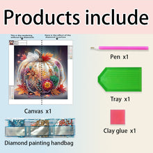 Load image into Gallery viewer, Diamond Painting - Partial Special Shaped - Flower pumpkin (30*30CM)
