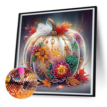 Load image into Gallery viewer, Diamond Painting - Partial Special Shaped - Flower pumpkin (30*30CM)
