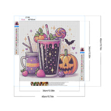 Load image into Gallery viewer, Diamond Painting - Full Round - Halloween coffee cup (40*40CM)
