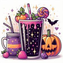 Load image into Gallery viewer, Diamond Painting - Full Round - Halloween coffee cup (40*40CM)
