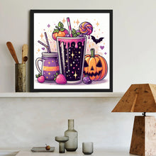 Load image into Gallery viewer, Diamond Painting - Full Round - Halloween coffee cup (40*40CM)
