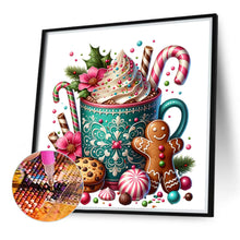 Load image into Gallery viewer, Diamond Painting - Full Round - Christmas coffee cup (40*40CM)
