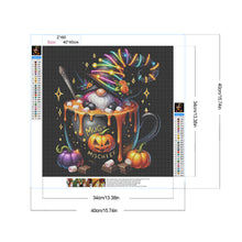 Load image into Gallery viewer, Diamond Painting - Full Round - Halloween coffee cup dwarf (40*40CM)
