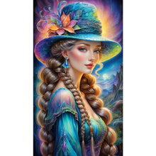 Load image into Gallery viewer, Diamond Painting - Full Square - Glowing girl (40*70CM)
