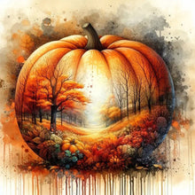 Load image into Gallery viewer, Diamond Painting - Full Round - Pumpkin (40*40CM)
