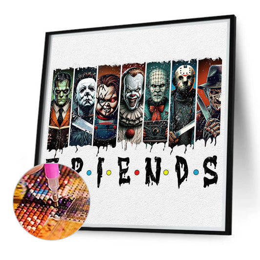 Diamond Painting - Full Round - Villains in Disney horror movies (40*40CM)