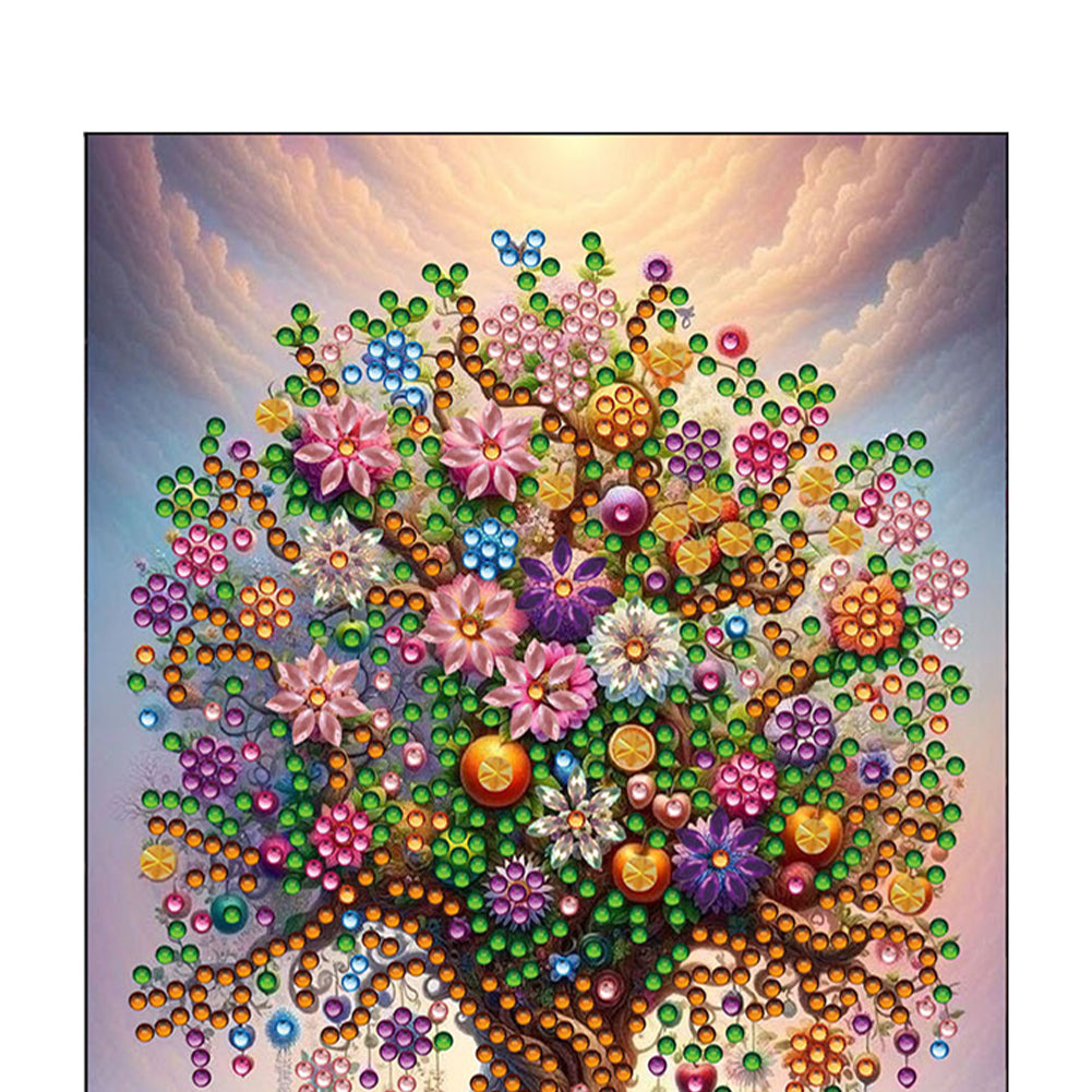 Special Shaped Tree Of Life 50 Pages Diamond Painting Notebook for Students