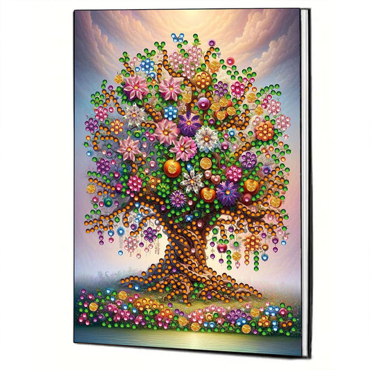 Special Shaped Tree Of Life 50 Pages Diamond Painting Notebook for Students