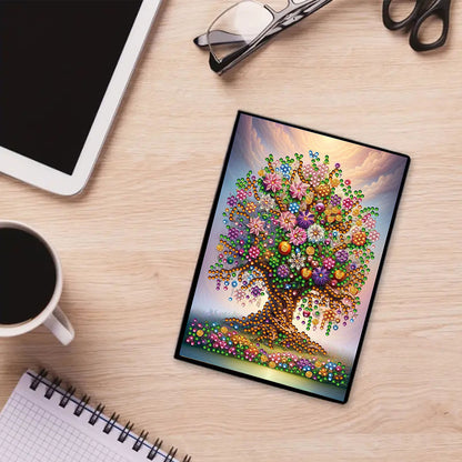 Special Shaped Tree Of Life 50 Pages Diamond Painting Notebook for Students