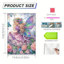 Load image into Gallery viewer, Special Shaped Fairy 50 Pages Diamond Painting Notebook for Adults Students
