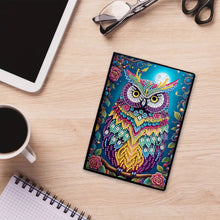 Load image into Gallery viewer, Special Shaped Owl 50 Pages Diamond Painting Notebook for Adults Students
