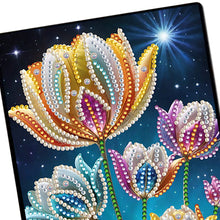 Load image into Gallery viewer, Special Shaped Flower 50 Pages Diamond Painting Notebook for Adults Students
