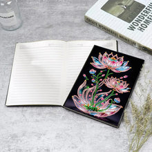 Load image into Gallery viewer, Special Shaped Lotus 50 Pages Diamond Painting Notebook for Adults Students
