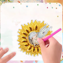 Load image into Gallery viewer, 6Pcs Bouquet Diamond Art Fridge Magnet DIY Fridge Stickers for Car Mailbox Decor
